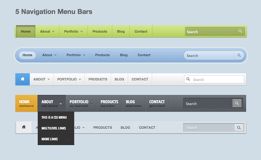 How To Create A Responsive Navigation Menu Using Only Css Medialoot