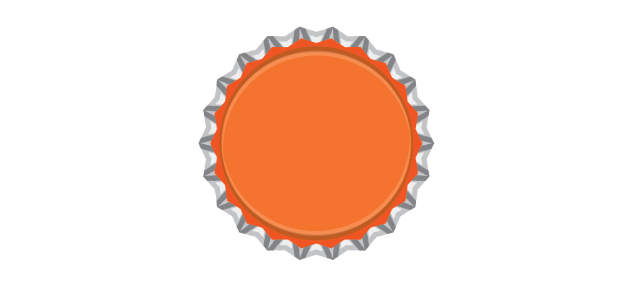 Create a Vintage Style Vector Bottle Cap | Medialoot