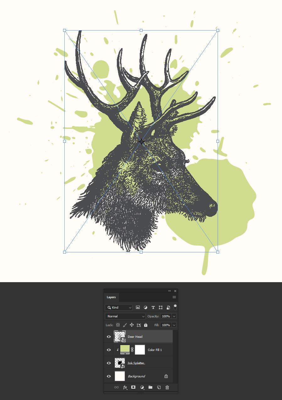 Overprint Photoshop Effect - Design Cuts