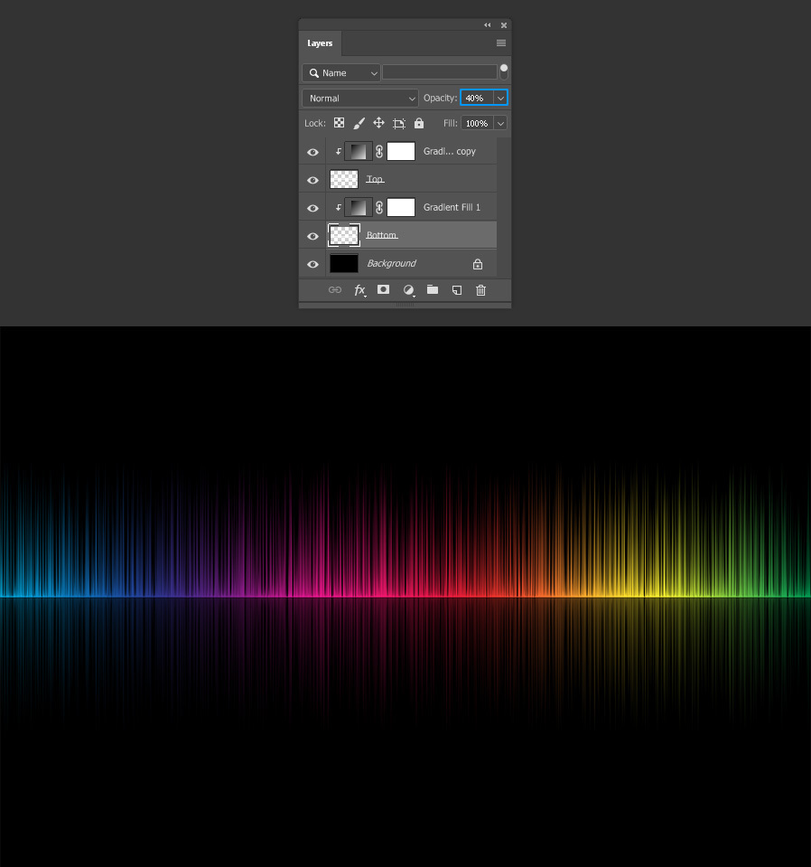 Draw Animated GIF Soundwave Using Gradient Map in Photoshop - PSD Vault