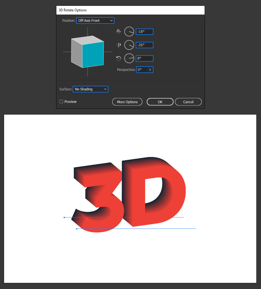 How To Create 3d Text Effect Illustrator Blend Tool Tutorial Blend