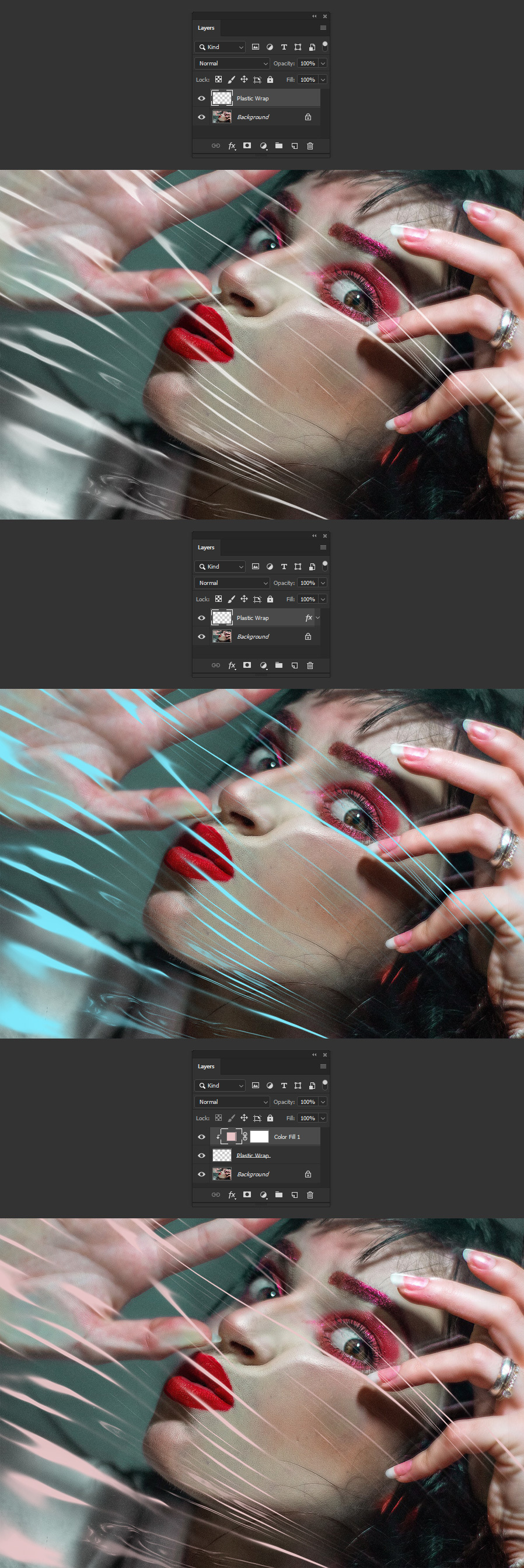 How to Make a Transparent PNG Texture out of any Plastic Wrap Image - WeGraphics