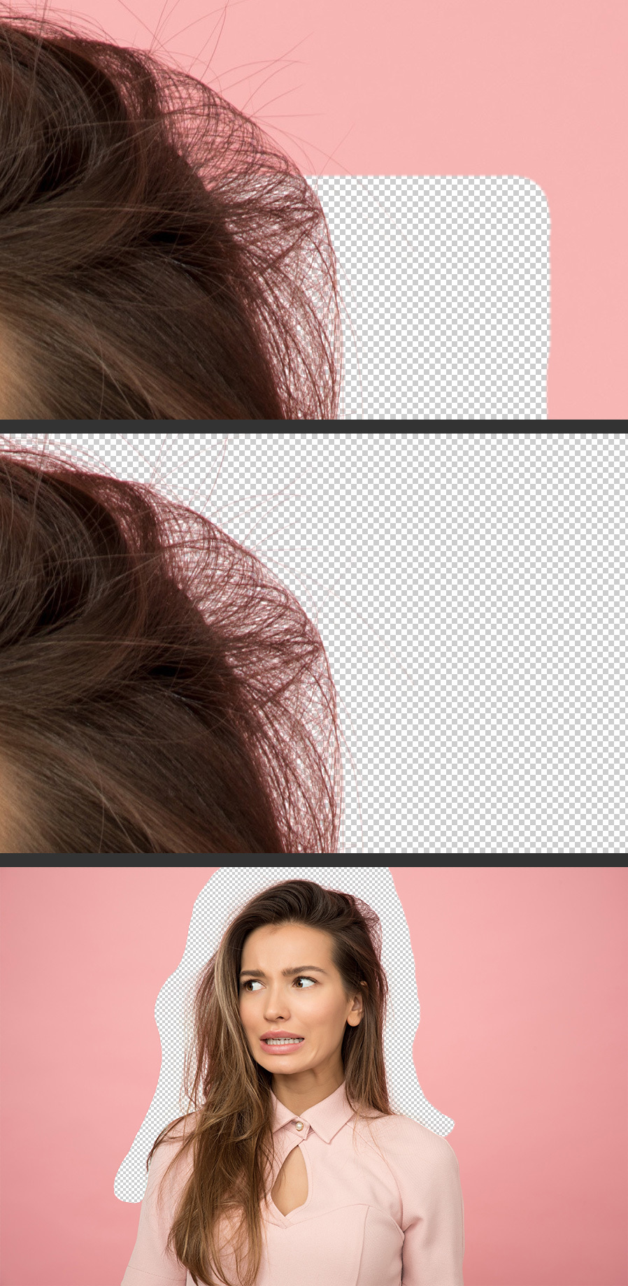 How to Easily Erase Background from Hair: the Photoshop Background Eraser  Tool - WeGraphics