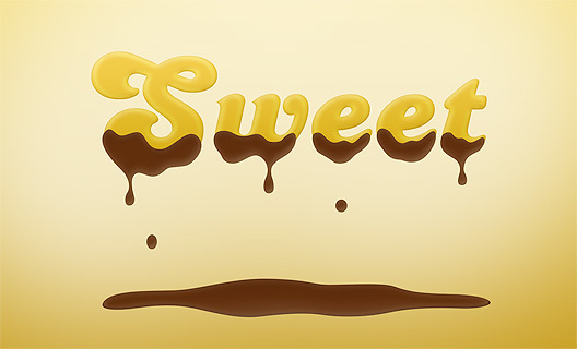 Create a Sweet Chocolate-Coated Text Effect - WeGraphics