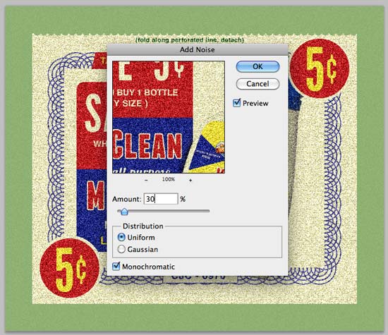 Create Vintage Coupon in Photoshop