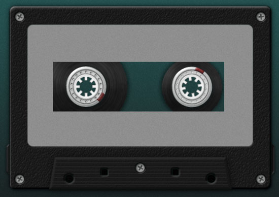 Create A Detailed Cassette Tape Icon in Photoshop