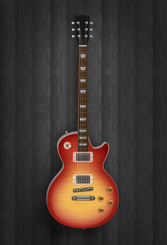 How to Illustrate a Realistic Guitar Using Photoshop WeGraphics