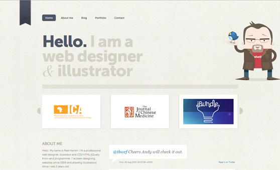 wonderful textured websites