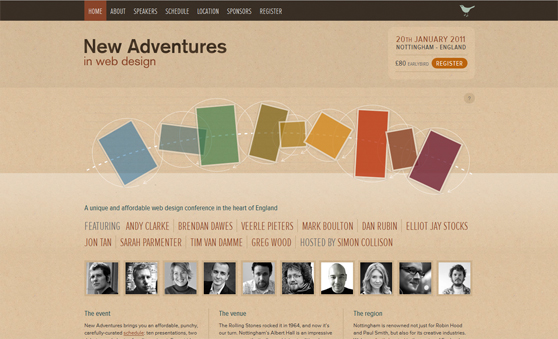 wonderful textured websites