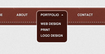 Design and code a textured navigation menu - WeGraphics