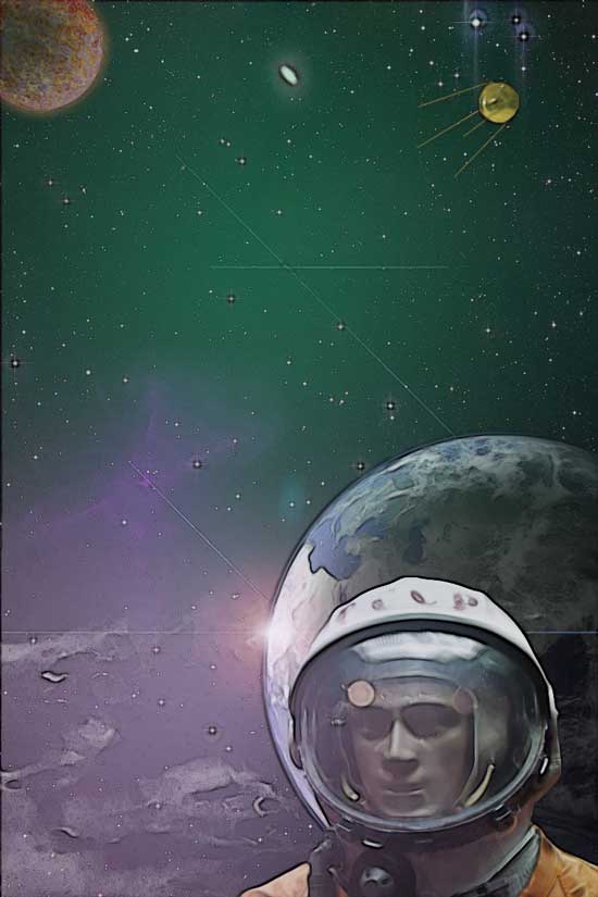 Make a Retro Space Themed Poster in Photoshop