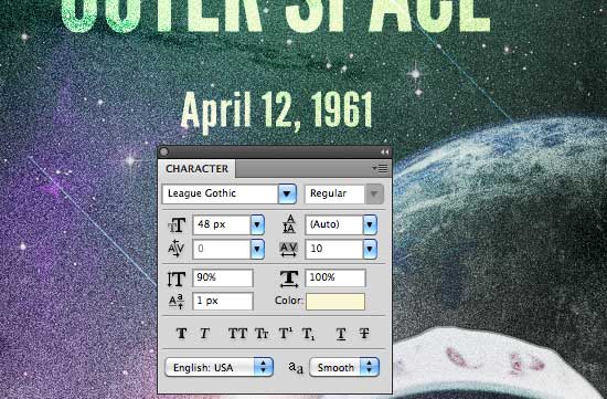 Make a Retro Space Themed Poster in Photoshop