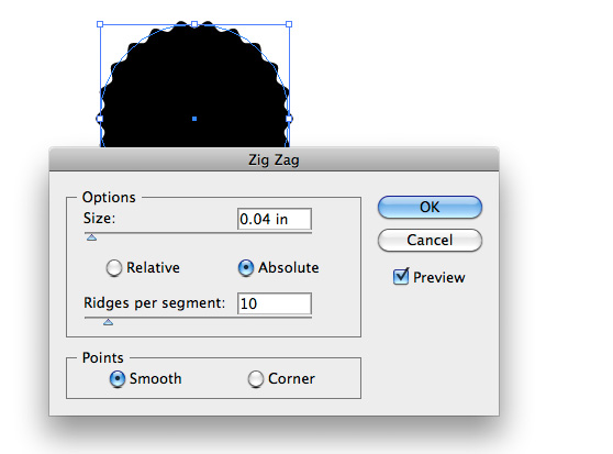 adobe illustrator - How to achieve this smooth zig zag effect for