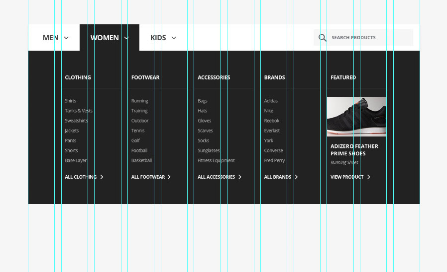 web store layout tutorial