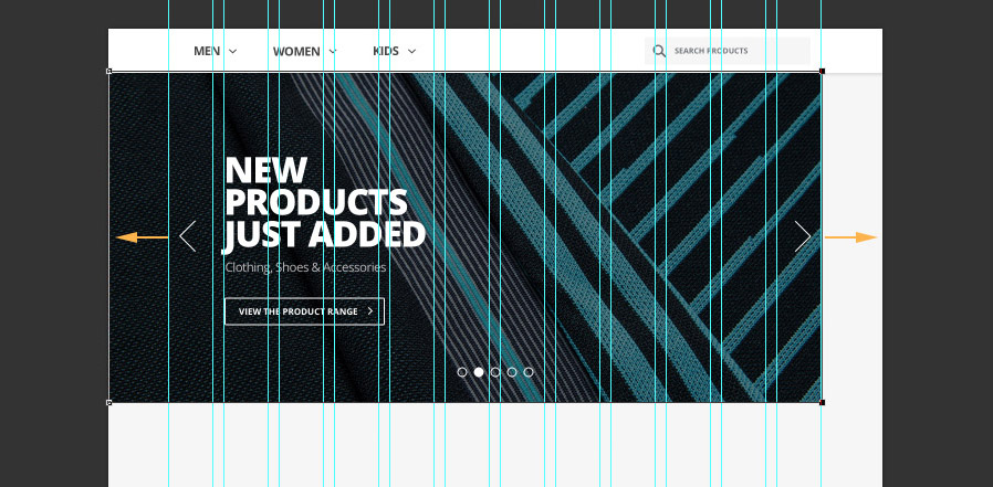 web store layout tutorial