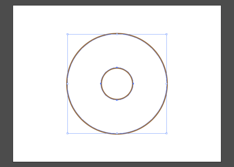 draw a donut in illustrator