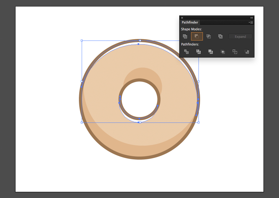 draw a donut in illustrator