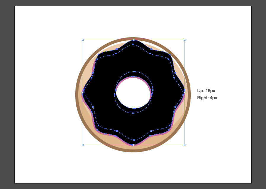 draw a donut in illustrator