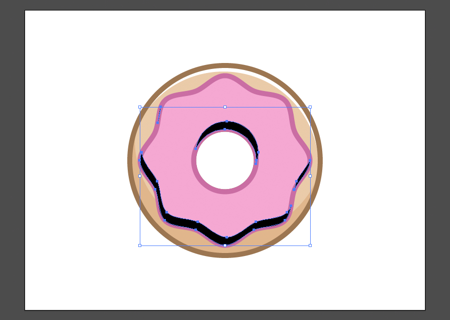 draw a donut in illustrator