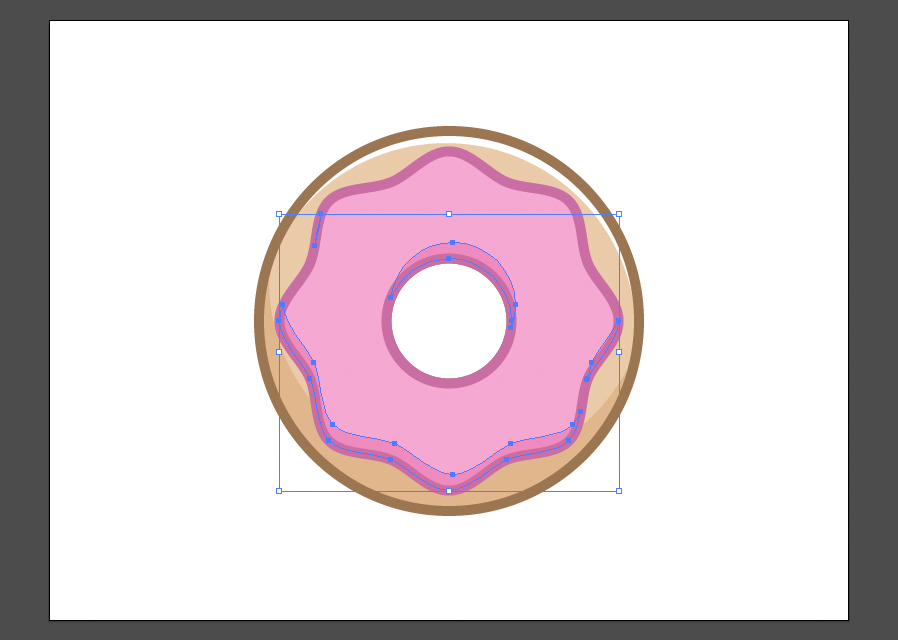 draw a donut in illustrator