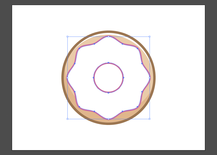 draw a donut in illustrator