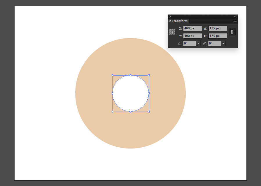 draw a donut in illustrator