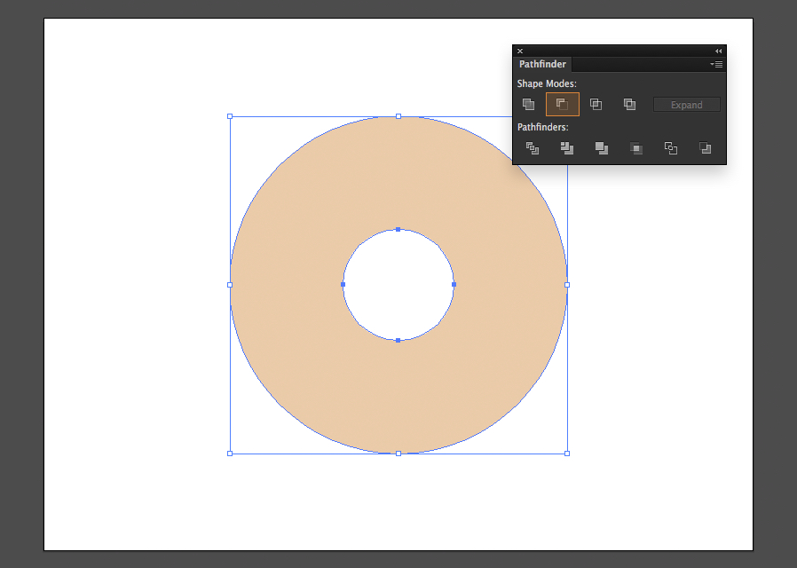 draw a donut in illustrator