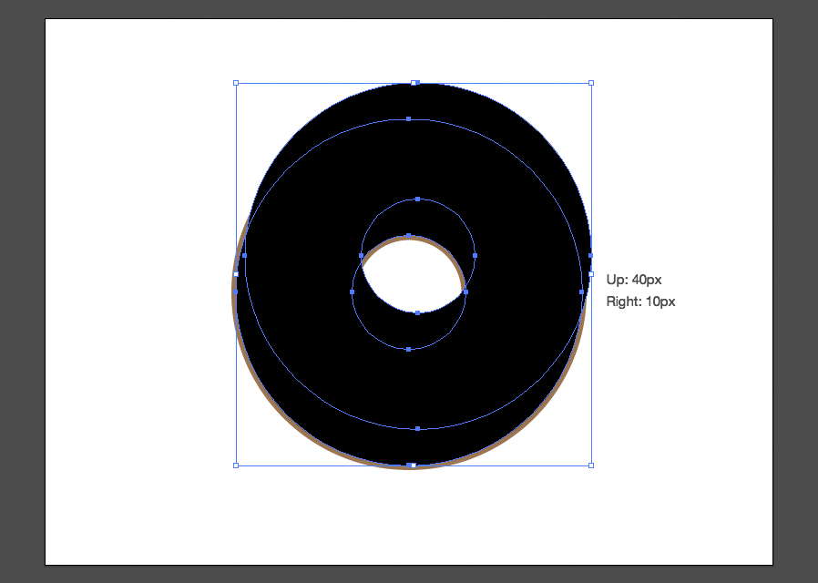 draw a donut in illustrator