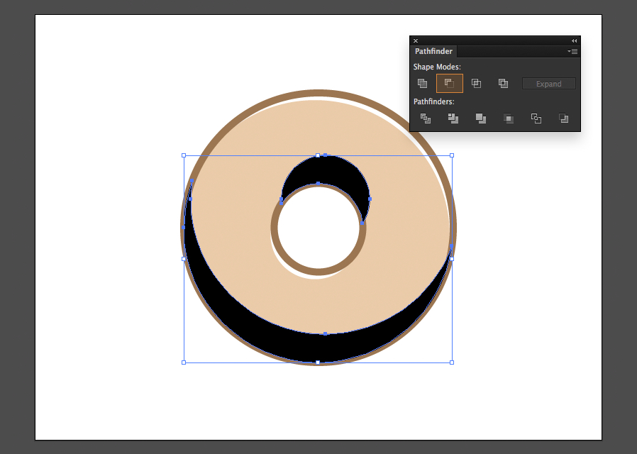 draw a donut in illustrator