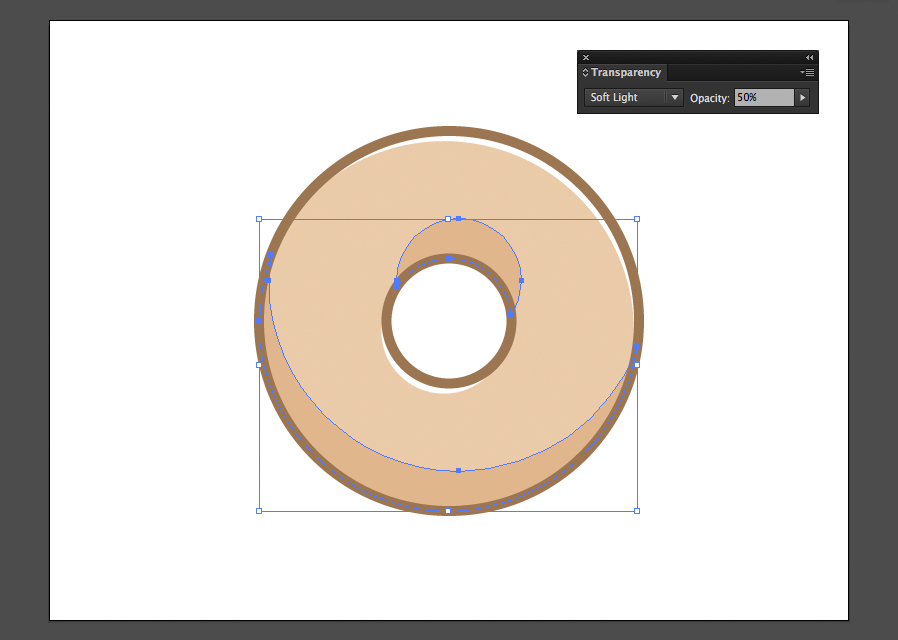 draw a donut in illustrator