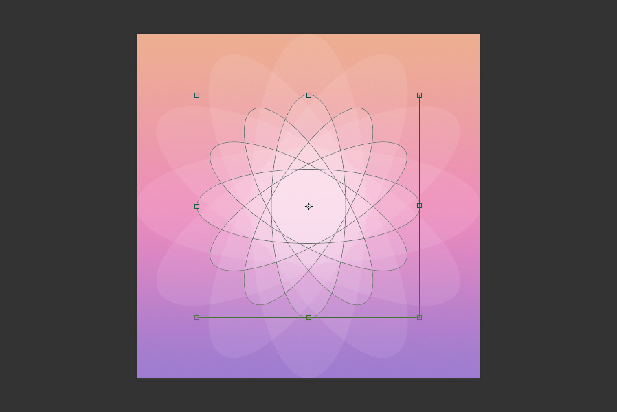 how to make an abstract geometric gradient background