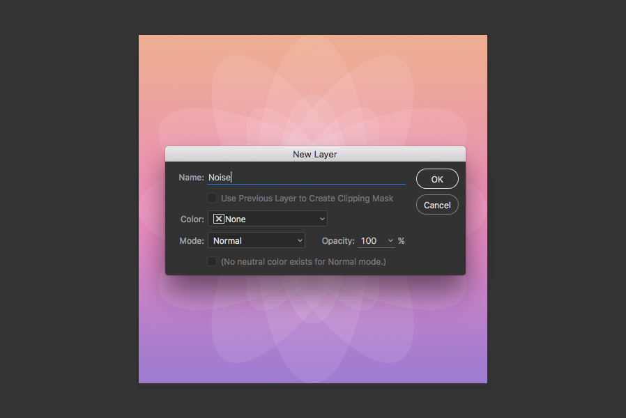how to make an abstract geometric gradient background