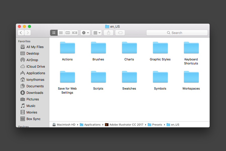 how to install illustrator presets