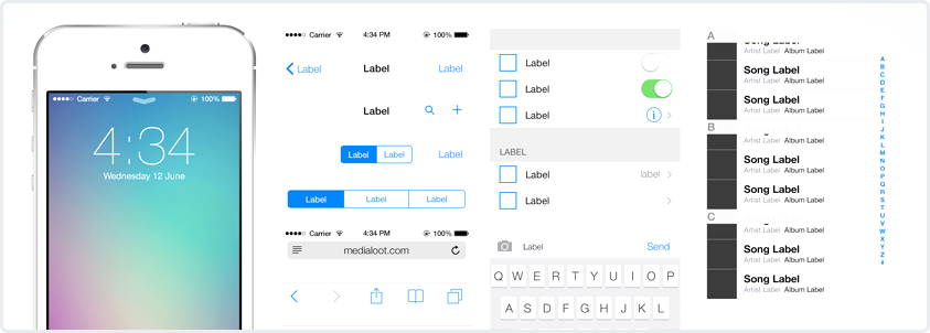 ios 7 ui kit