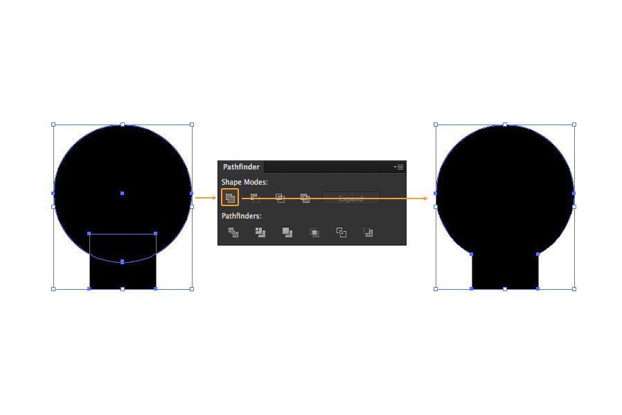 create an offset print style lightbulb icon in illustrator