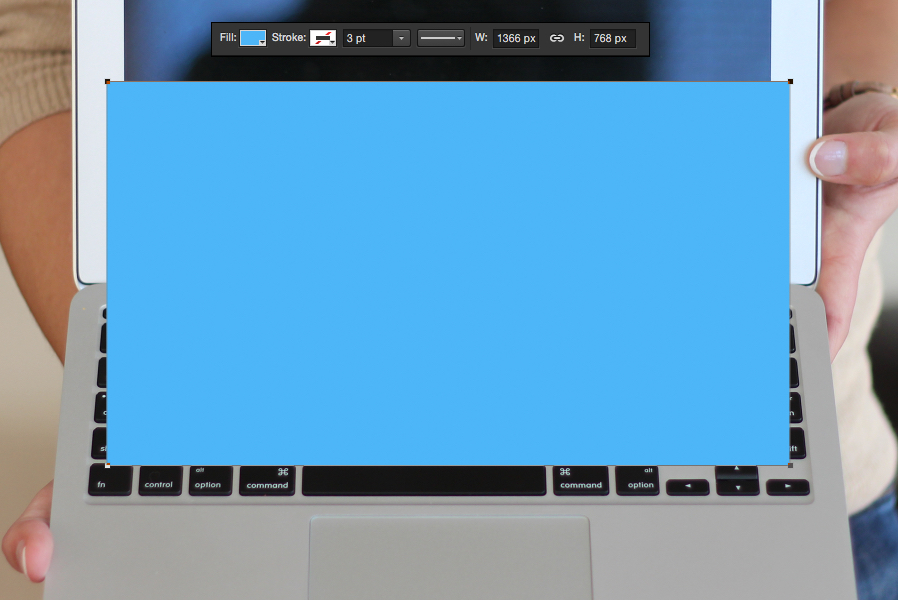 how to mockup images on a screen in photoshop