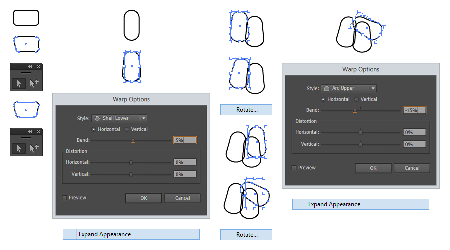 Create a minion style character in Illustrator gloves