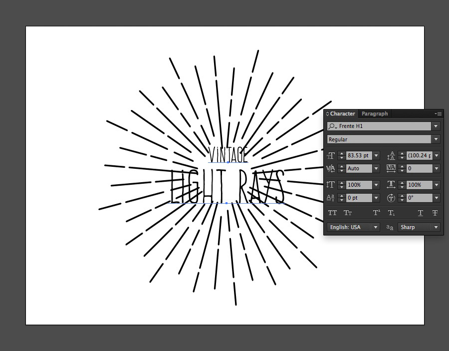How to Create Vintage Vector Light Rays in Illustrator ??? Medialoot