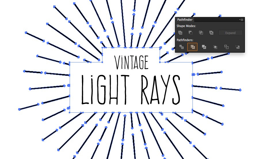 How to Create Vintage Vector Light Rays in Illustrator ??? Medialoot